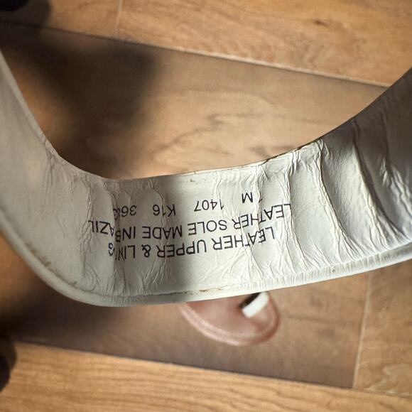 Tory Burch Toe Ring Sandals White Size 7 - Picture 5 of 7